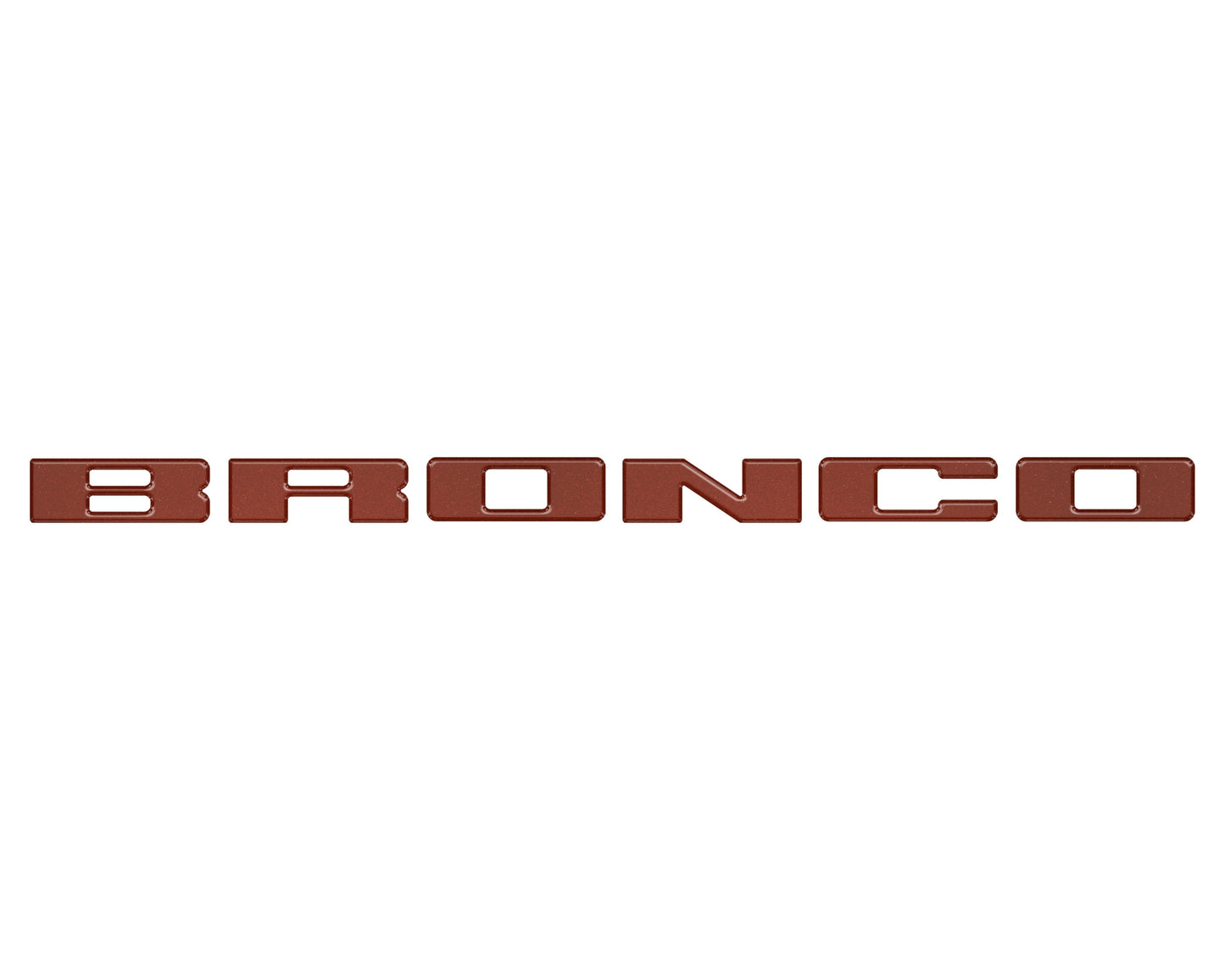 Front Grille Letters Overlays Fits 2021-2026 Ford Bronco Sport by Tufskinz.com