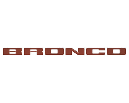 Front Grille Letters Overlays Fits 2021-2026 Ford Bronco Sport by Tufskinz.com