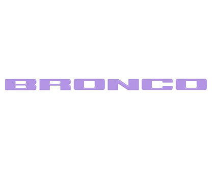 Front Grille Letters Overlays Fits 2021-2026 Ford Bronco Sport by Tufskinz.com