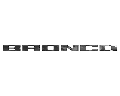 Front Grille Letters Overlays Fits 2021-2026 Ford Bronco Sport by Tufskinz.com