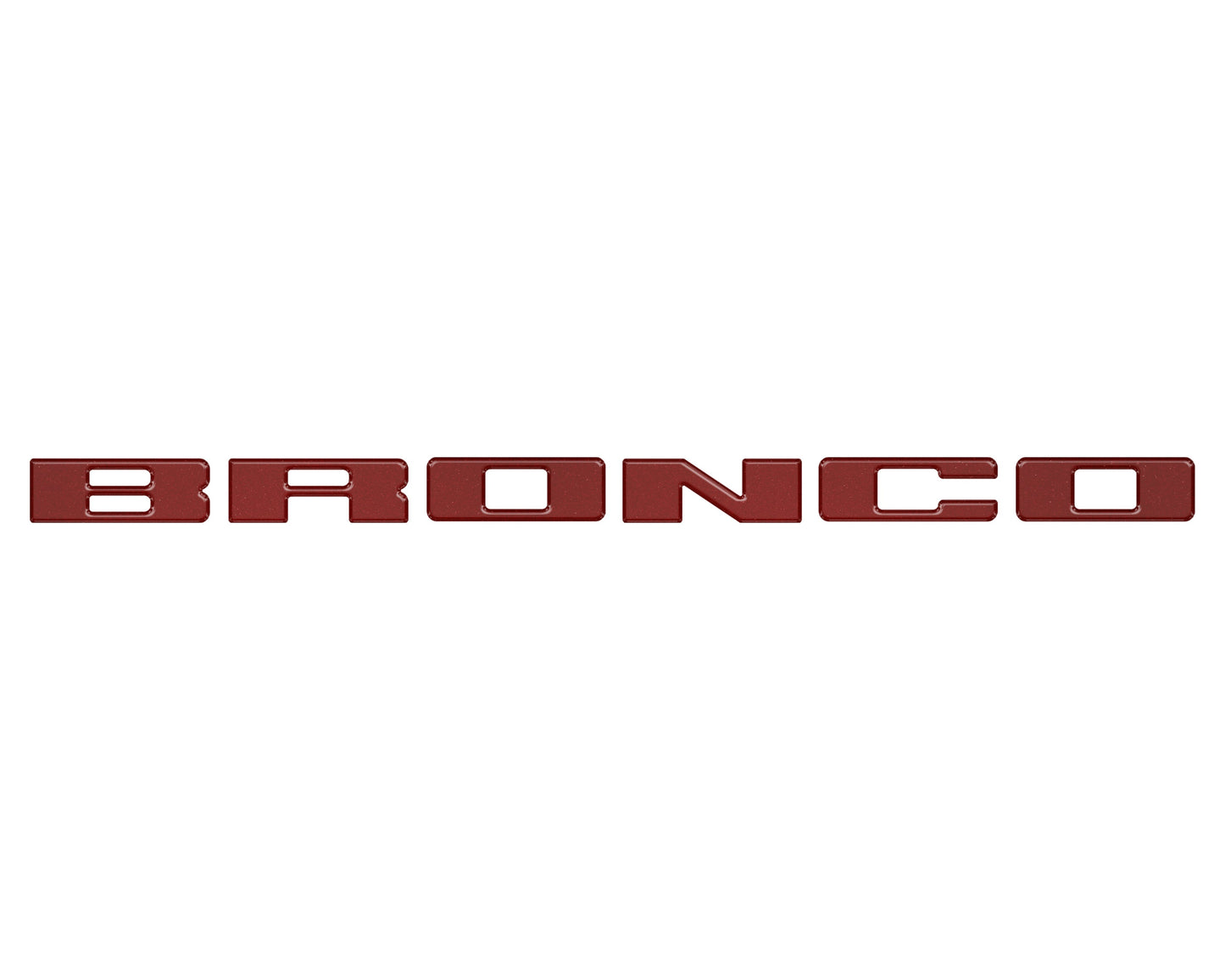 Front Grille Letters Overlays Fits 2021-2026 Ford Bronco Sport by Tufskinz.com