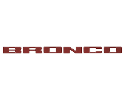 Front Grille Letters Overlays Fits 2021-2026 Ford Bronco Sport by Tufskinz.com