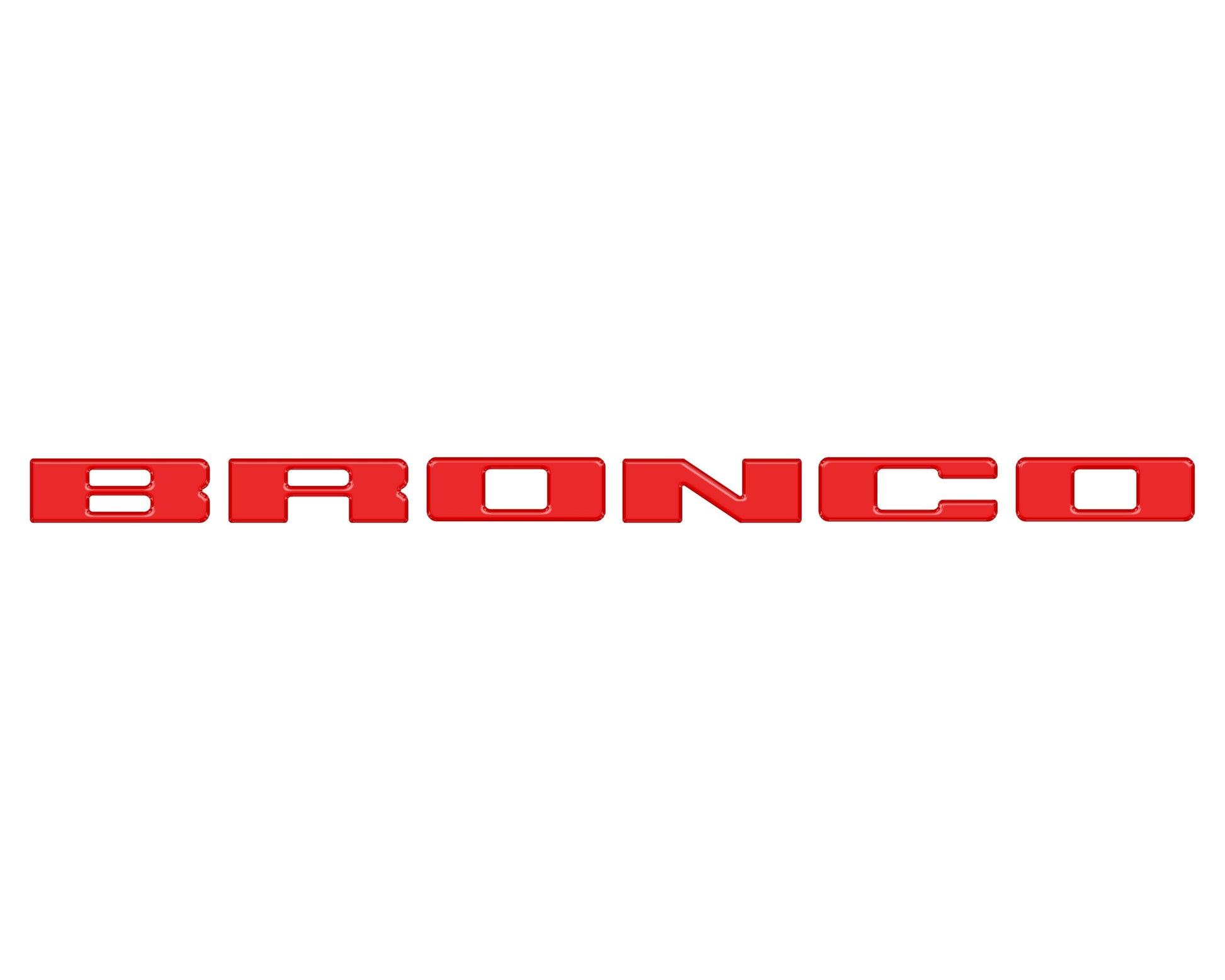 Front Grille Letters Overlays Fits 2021-2026 Ford Bronco Sport by Tufskinz.com