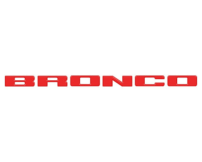 Front Grille Letters Overlays Fits 2021-2026 Ford Bronco Sport by Tufskinz.com