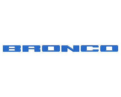 Front Grille Letters Overlays Fits 2021-2026 Ford Bronco Sport by Tufskinz.com