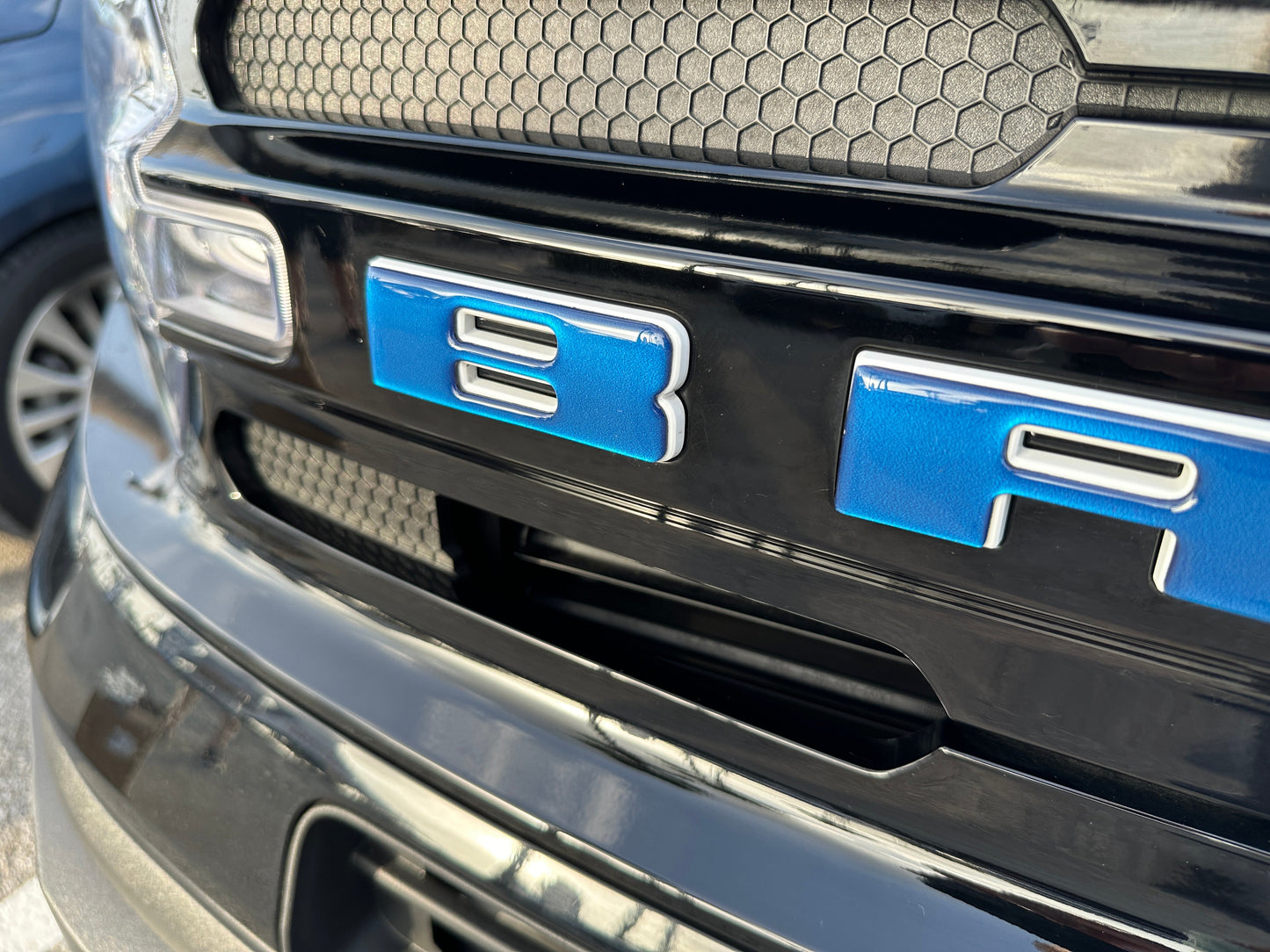 Front Grille Letters Overlays Fits 2021-2026 Ford Bronco Sport by Tufskinz.com