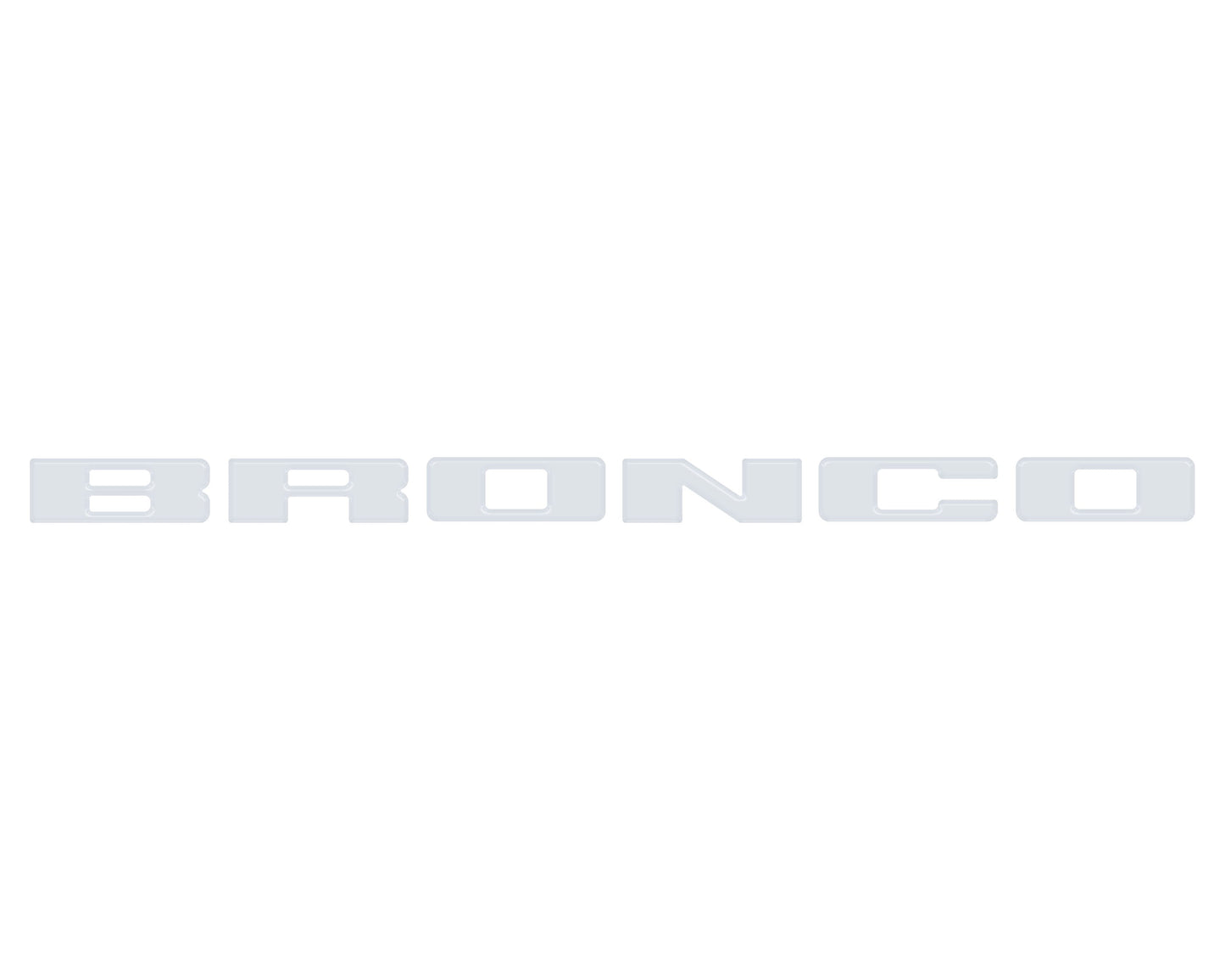 Front Grille Letters Overlays Fits 2021-2026 Ford Bronco Sport by Tufskinz.com