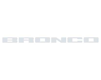 Front Grille Letters Overlays Fits 2021-2026 Ford Bronco Sport by Tufskinz.com