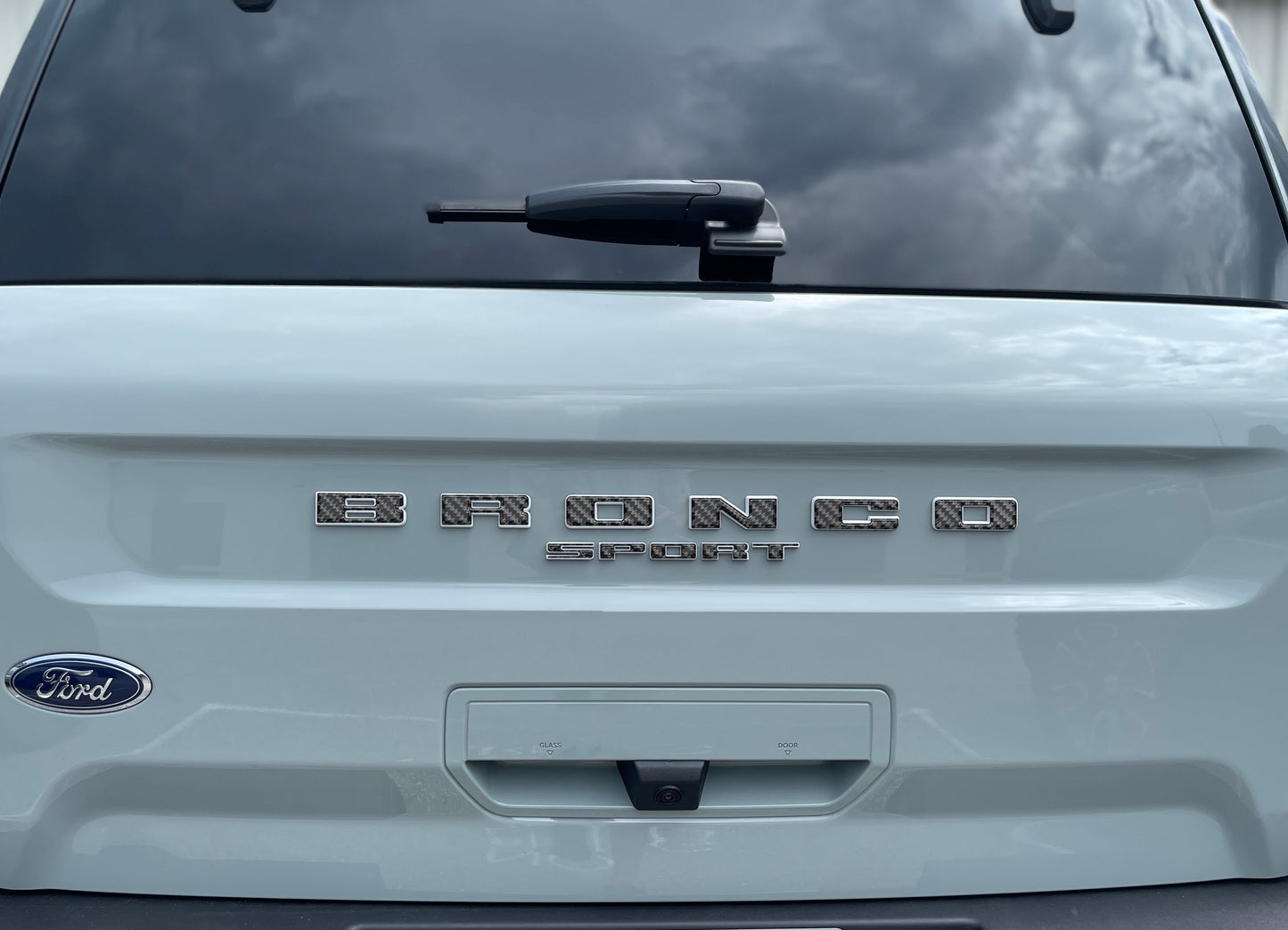 Rear Liftgate Letter Overlays Fits 2021-2026 Ford Bronco Sport by Tufskinz.com