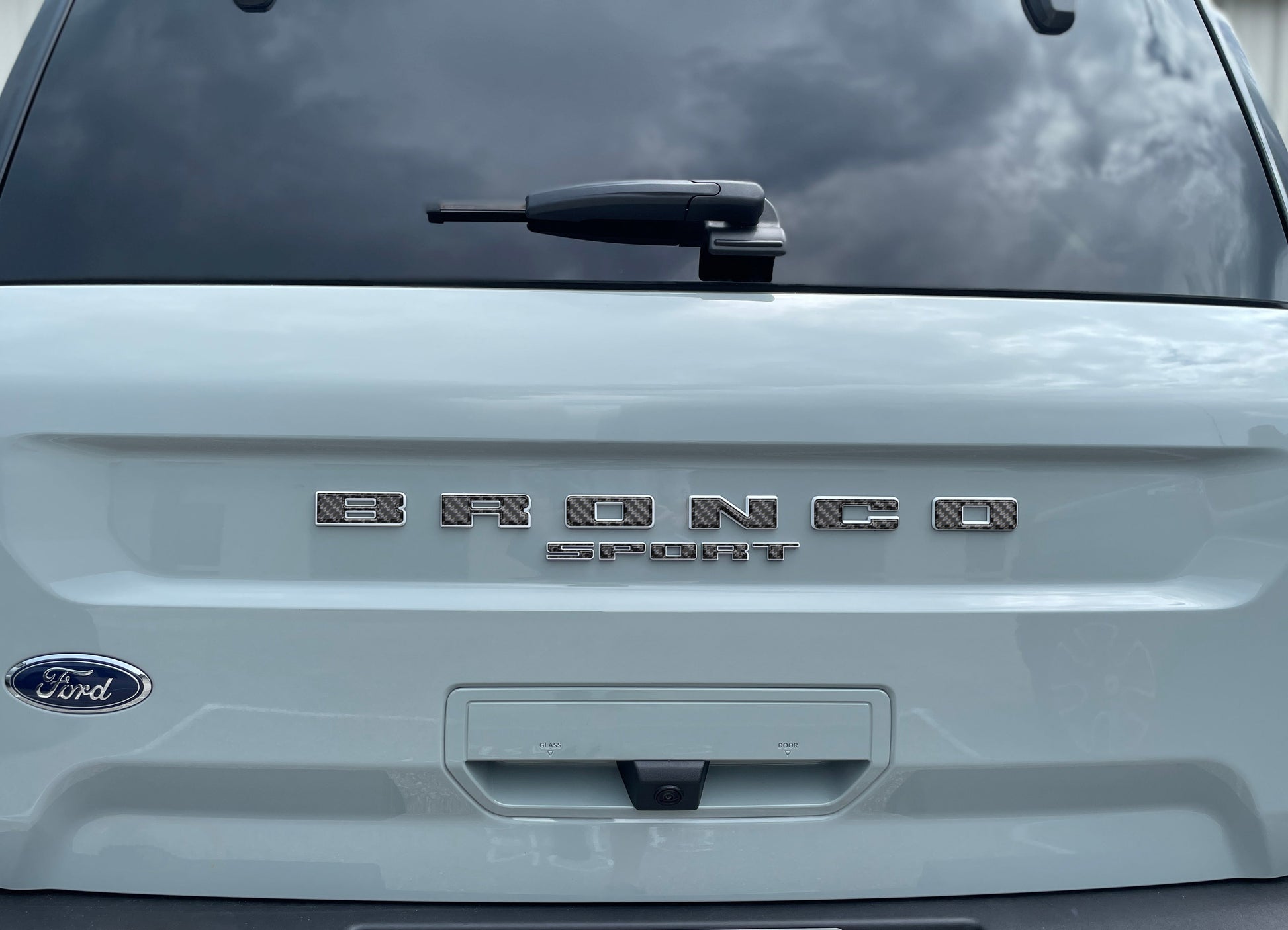 Rear Liftgate Letter Overlays Fits 2021-2026 Ford Bronco Sport by Tufskinz.com