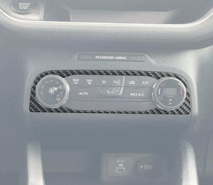 Climate Control Accent Overlay Fits 2021-2024 Ford Bronco Sport by Tufskinz.com