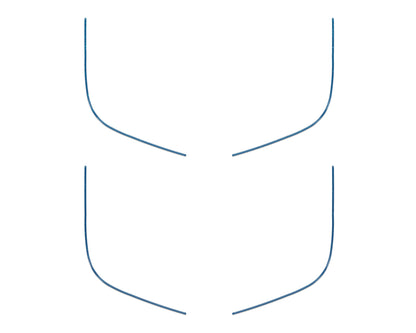 Door Speaker Accent Overlays Fits 2021-2024 Ford Bronco Sport by Tufskinz.com