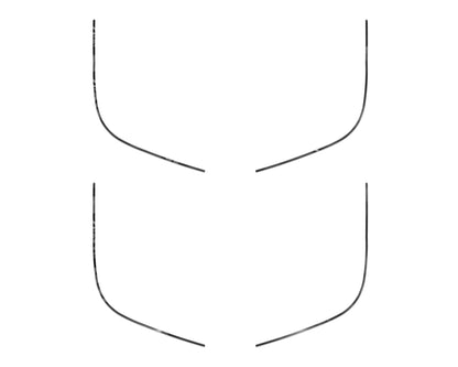 Door Speaker Accent Overlays Fits 2021-2024 Ford Bronco Sport by Tufskinz.com
