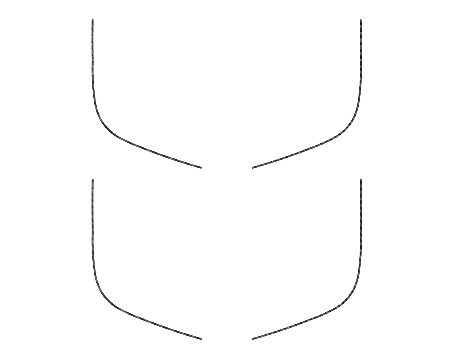 Door Speaker Accent Overlays Fits 2021-2024 Ford Bronco Sport by Tufskinz.com