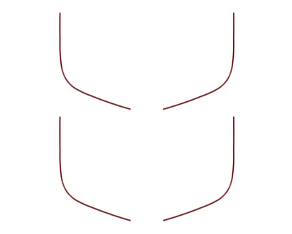 Door Speaker Accent Overlays Fits 2021-2024 Ford Bronco Sport by Tufskinz.com
