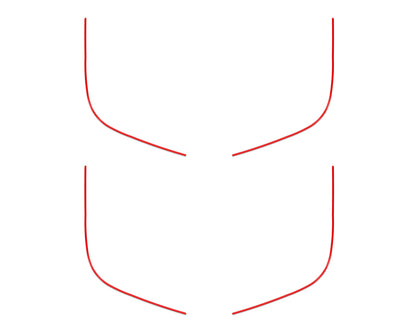 Door Speaker Accent Overlays Fits 2021-2024 Ford Bronco Sport by Tufskinz.com