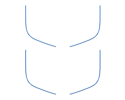 Door Speaker Accent Overlays Fits 2021-2024 Ford Bronco Sport by Tufskinz.com