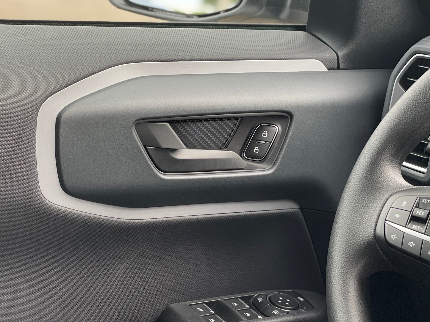 Interior Door Handle Inserts Fits 2021-2024 Ford Bronco Sport by Tufskinz.com