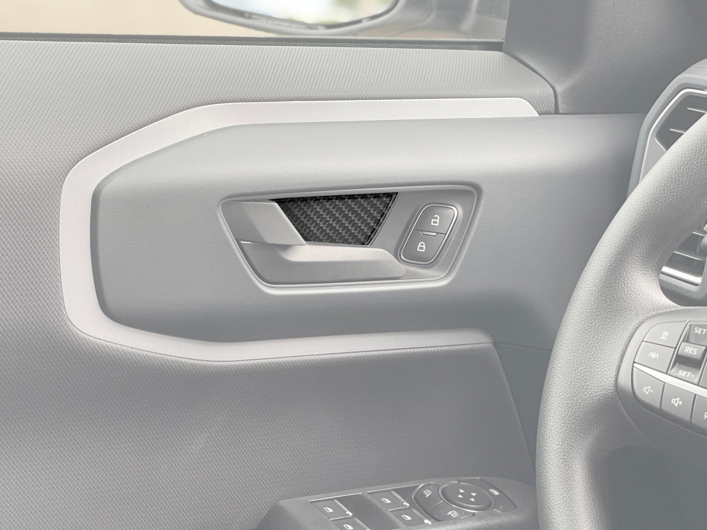 Interior Door Handle Inserts Fits 2021-2024 Ford Bronco Sport by Tufskinz.com