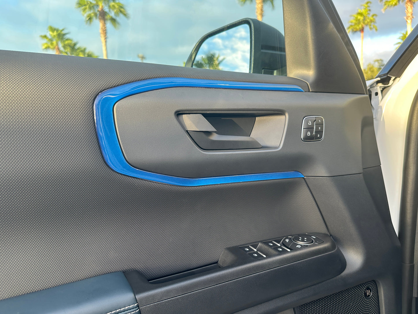 Interior Door Accent Trim Fits 2021-2026 Ford Bronco Sport by Tufskinz.com