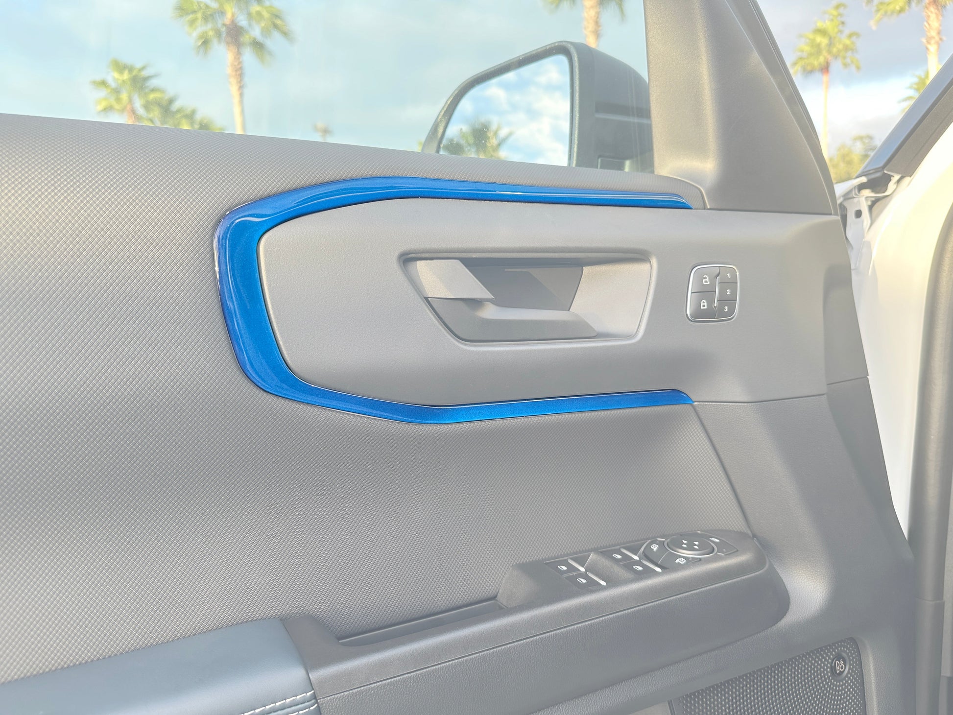 Interior Door Accent Trim Fits 2021-2026 Ford Bronco Sport by Tufskinz.com