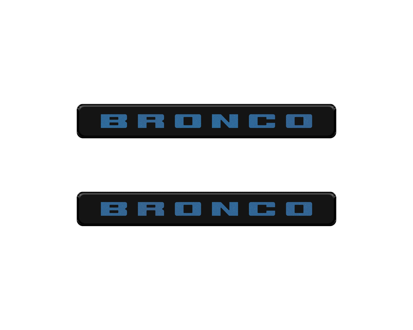Bronco Logoed Door Sill Overlay Fits 2021-2026 Ford Bronco Sport by Tufskinz.com