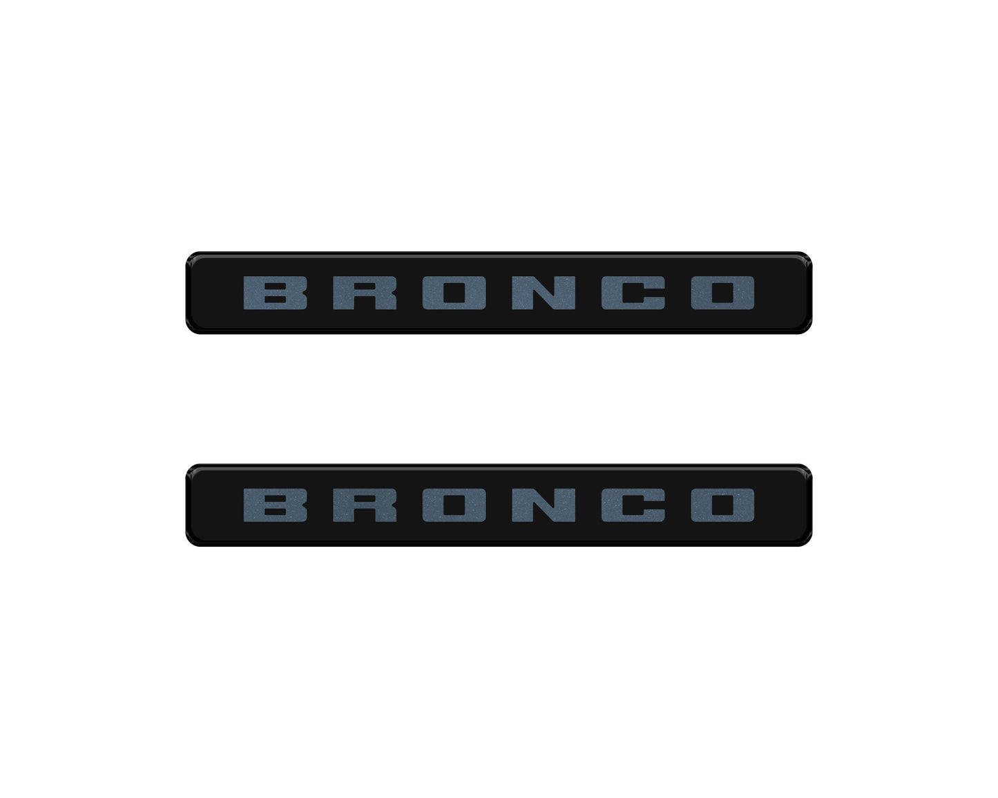 Bronco Logoed Door Sill Overlay Fits 2021-2026 Ford Bronco Sport by Tufskinz.com