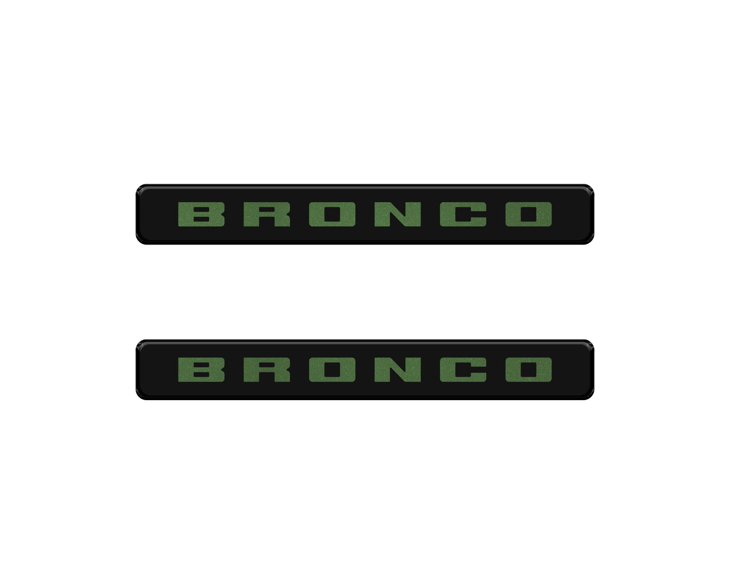 Bronco Logoed Door Sill Overlay Fits 2021-2026 Ford Bronco Sport by Tufskinz.com