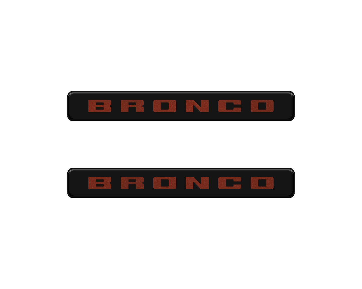 Bronco Logoed Door Sill Overlay Fits 2021-2026 Ford Bronco Sport by Tufskinz.com