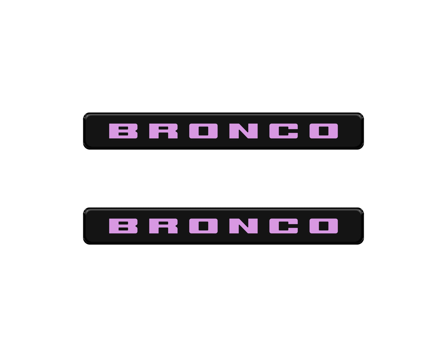 Bronco Logoed Door Sill Overlay Fits 2021-2026 Ford Bronco Sport by Tufskinz.com
