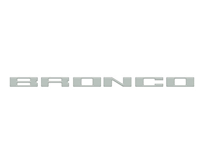 Glove Box Letters Inserts Fits 2021-2026 Ford Bronco by Tufskinz.com