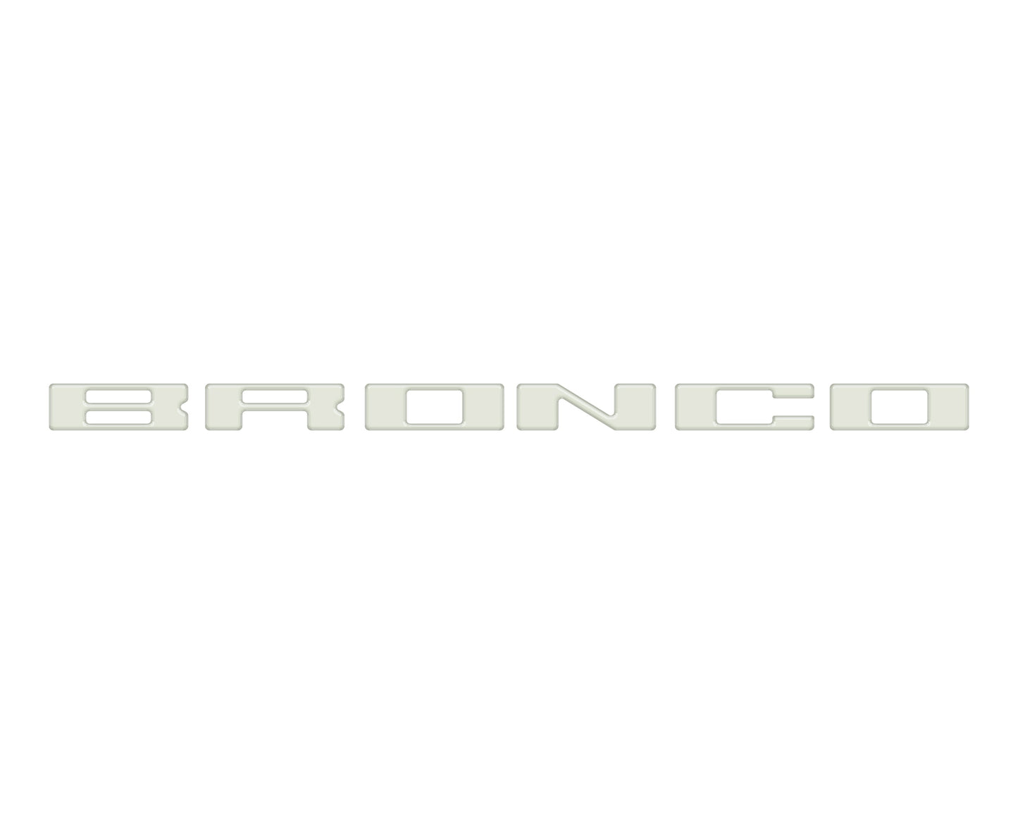 Glove Box Letters Inserts Fits 2021-2026 Ford Bronco by Tufskinz.com