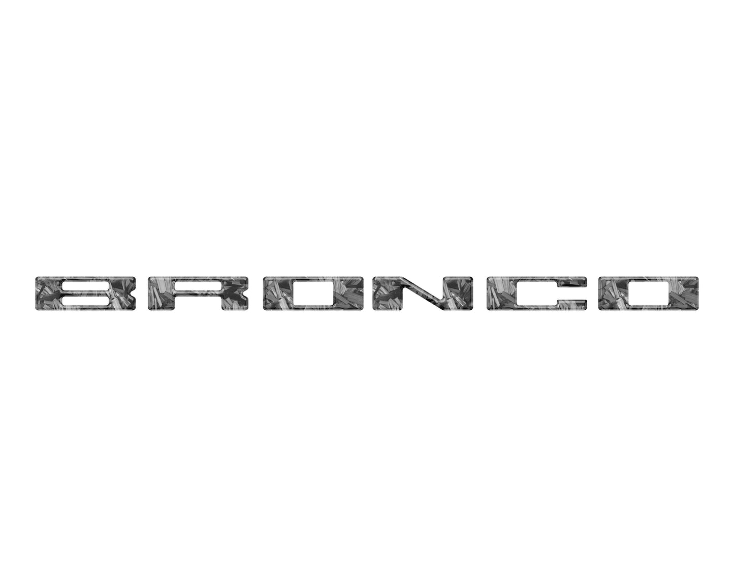 Glove Box Letters Inserts Fits 2021-2026 Ford Bronco by Tufskinz.com