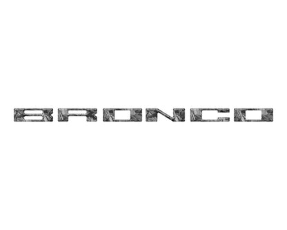 Glove Box Letters Inserts Fits 2021-2026 Ford Bronco by Tufskinz.com