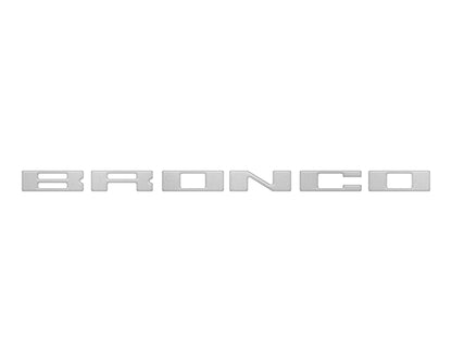 Glove Box Letters Inserts Fits 2021-2026 Ford Bronco by Tufskinz.com