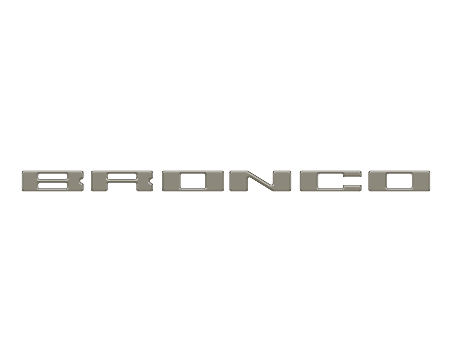 Glove Box Letters Inserts Fits 2021-2026 Ford Bronco by Tufskinz.com