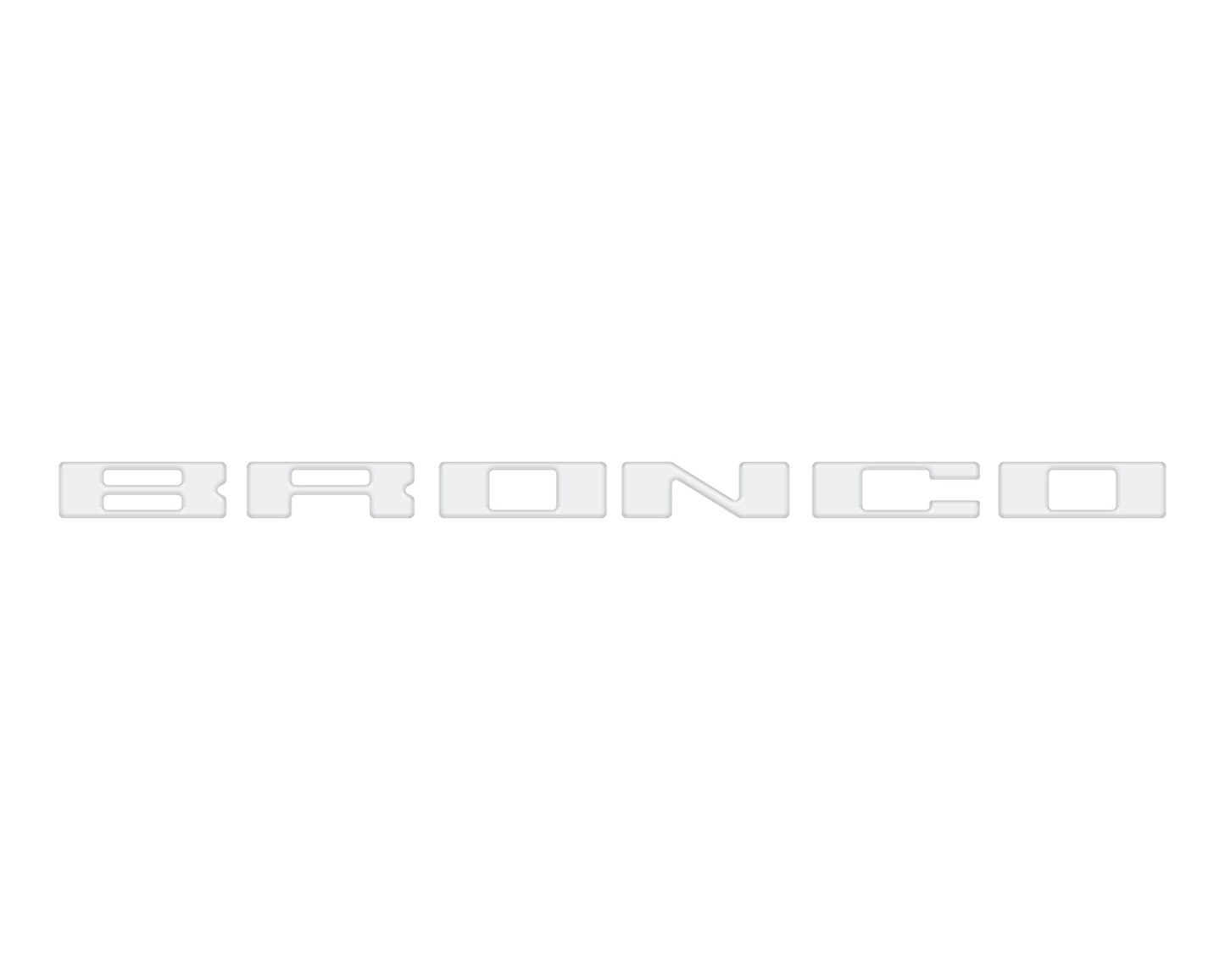 Glove Box Letters Inserts Fits 2021-2026 Ford Bronco by Tufskinz.com