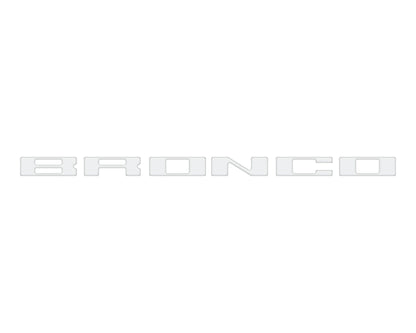 Glove Box Letters Inserts Fits 2021-2026 Ford Bronco by Tufskinz.com