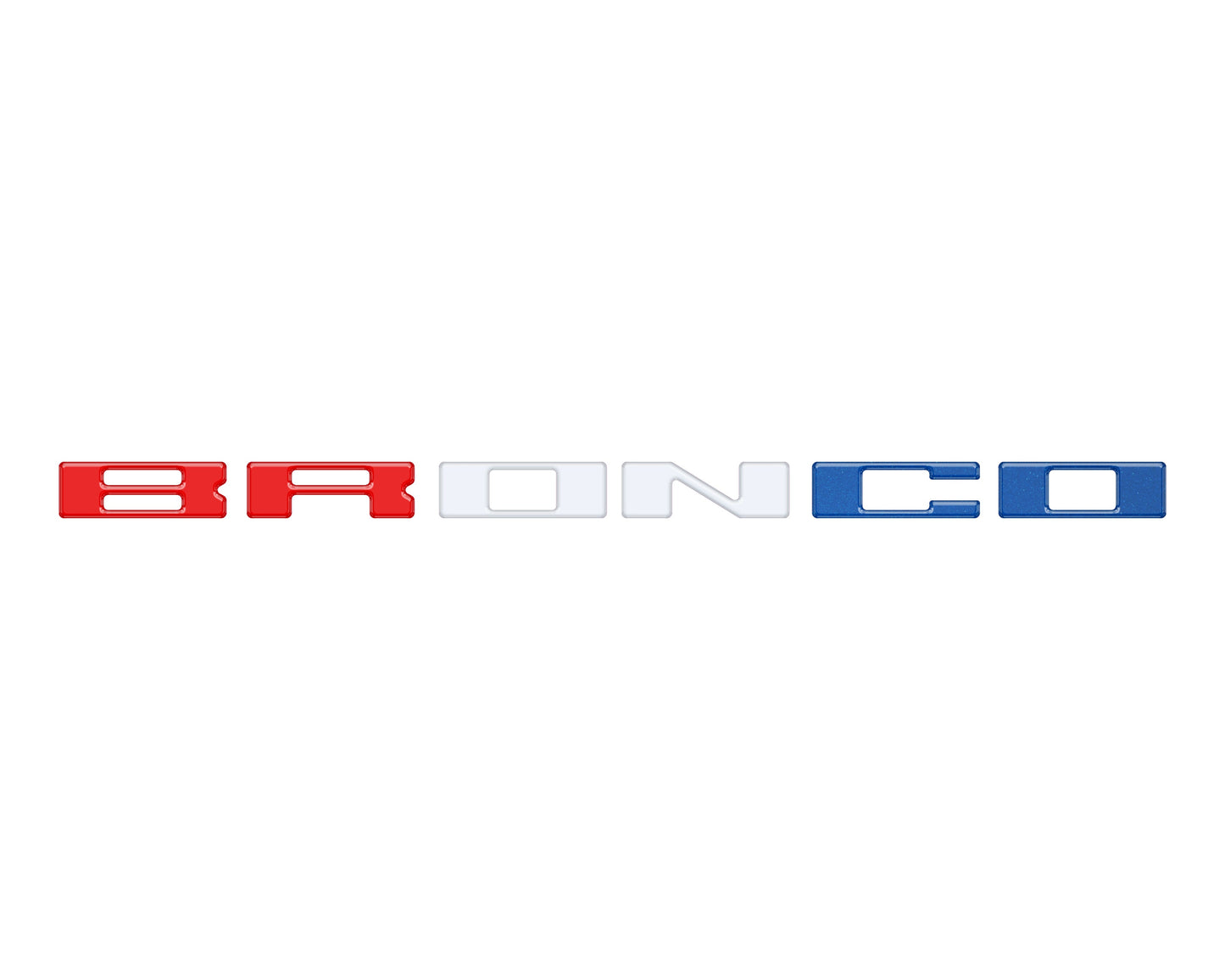Glove Box Letters Inserts Fits 2021-2026 Ford Bronco by Tufskinz.com