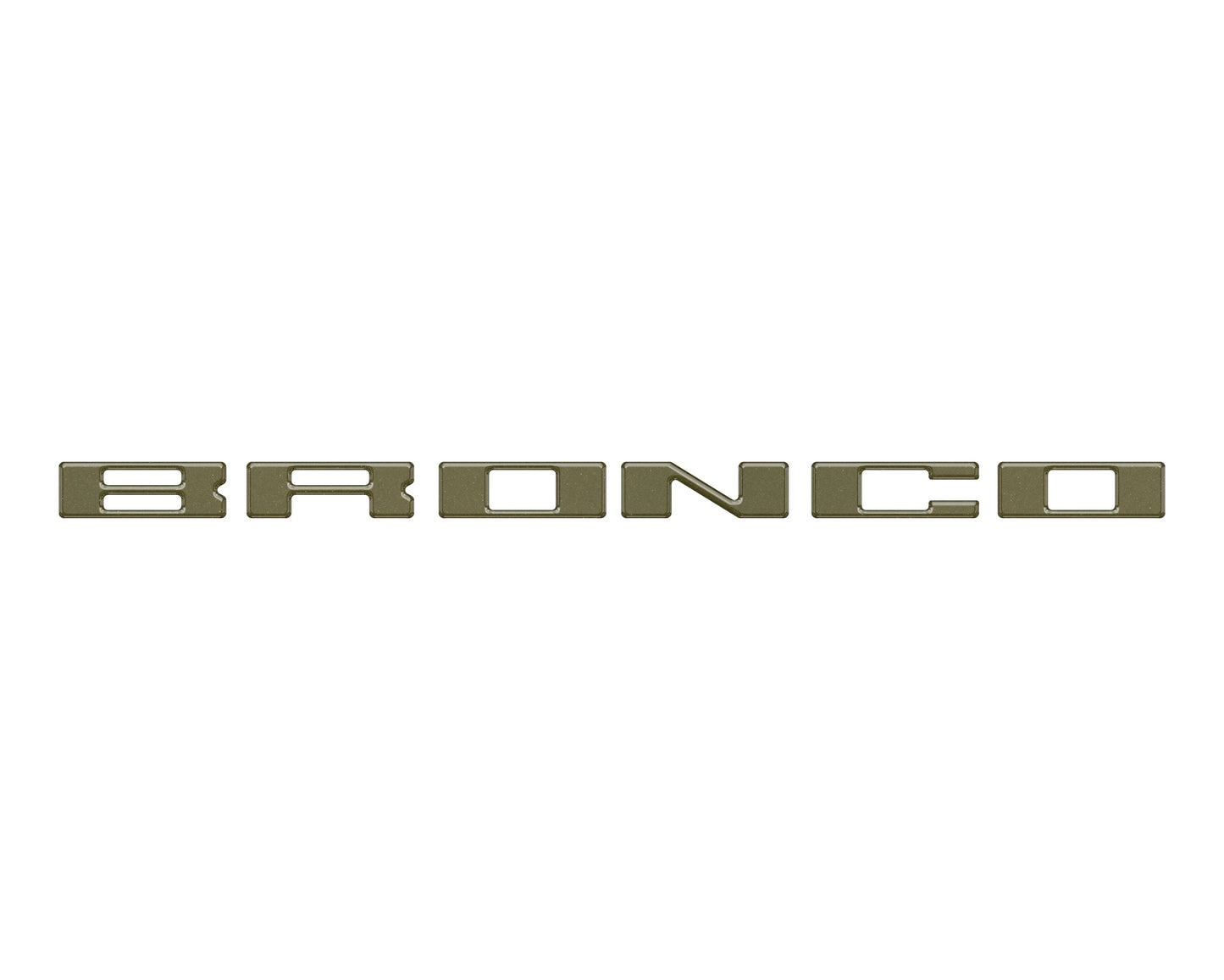 Glove Box Letters Inserts Fits 2021-2026 Ford Bronco by Tufskinz.com