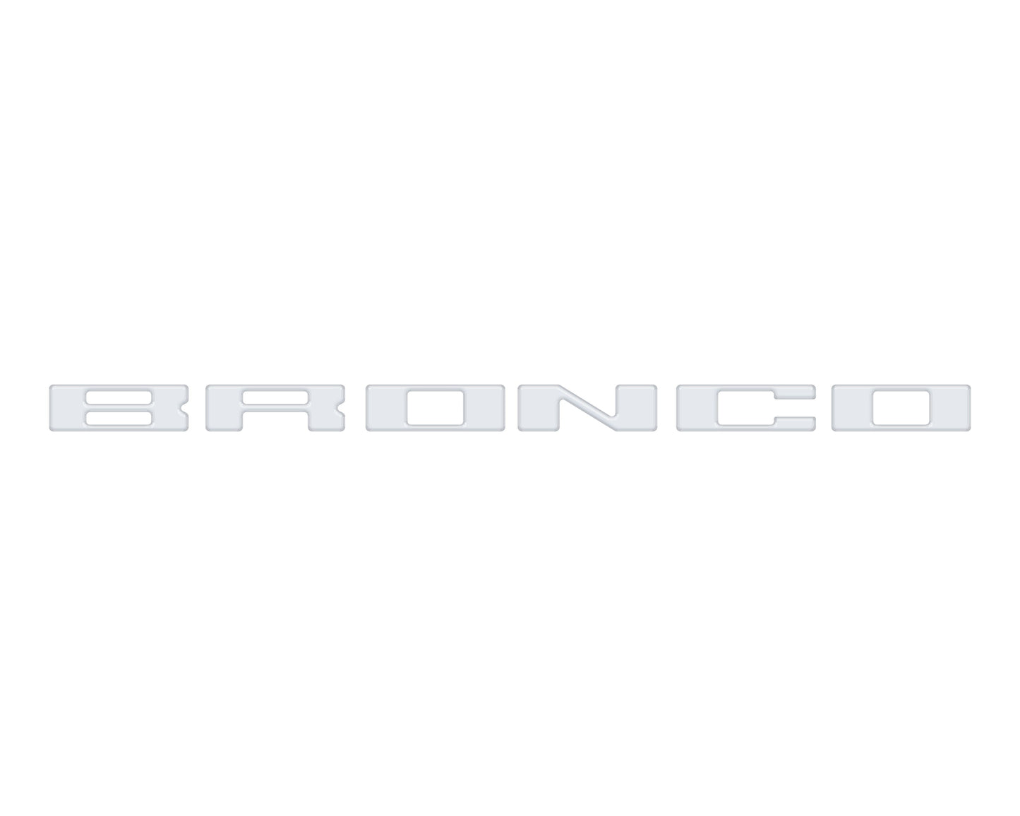 Glove Box Letters Inserts Fits 2021-2026 Ford Bronco by Tufskinz.com