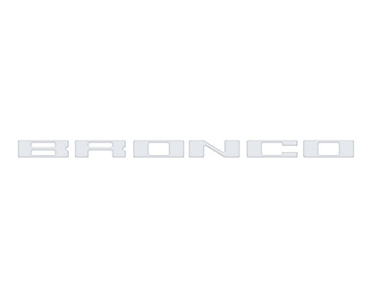 Glove Box Letters Inserts Fits 2021-2026 Ford Bronco by Tufskinz.com