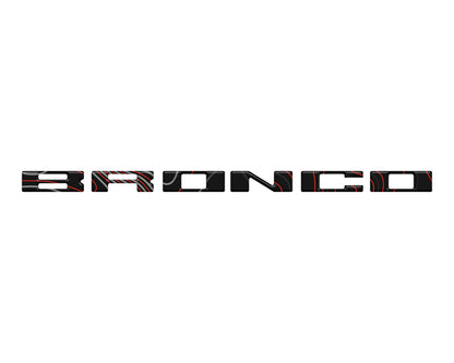 Glove Box Letters Inserts Fits 2021-2026 Ford Bronco by Tufskinz.com