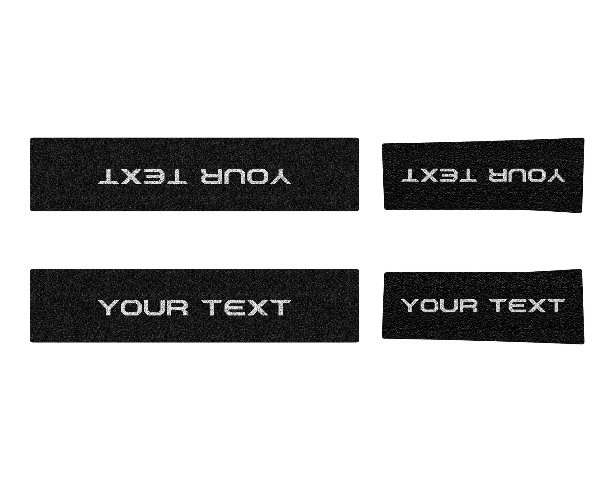 Door Sill Protection Overlays (4 Door) Fits 2021-2026 Ford Bronco Sport by Tufskinz.com