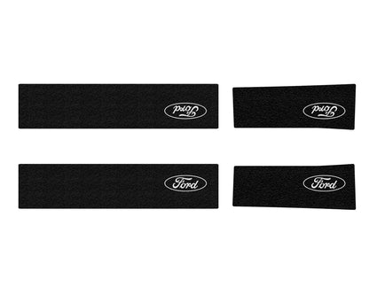 Door Sill Protection Overlays (4 Door) Fits 2021-2026 Ford Bronco Sport by Tufskinz.com
