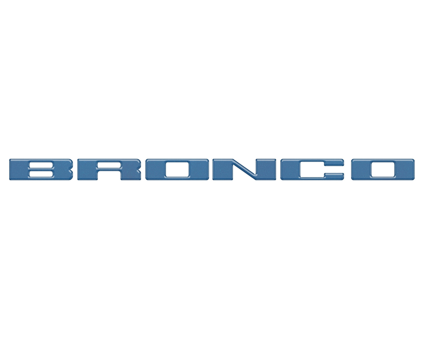 Front Grille Letter Overlays Fits 2021-2026 Ford Bronco by Tufskinz.com