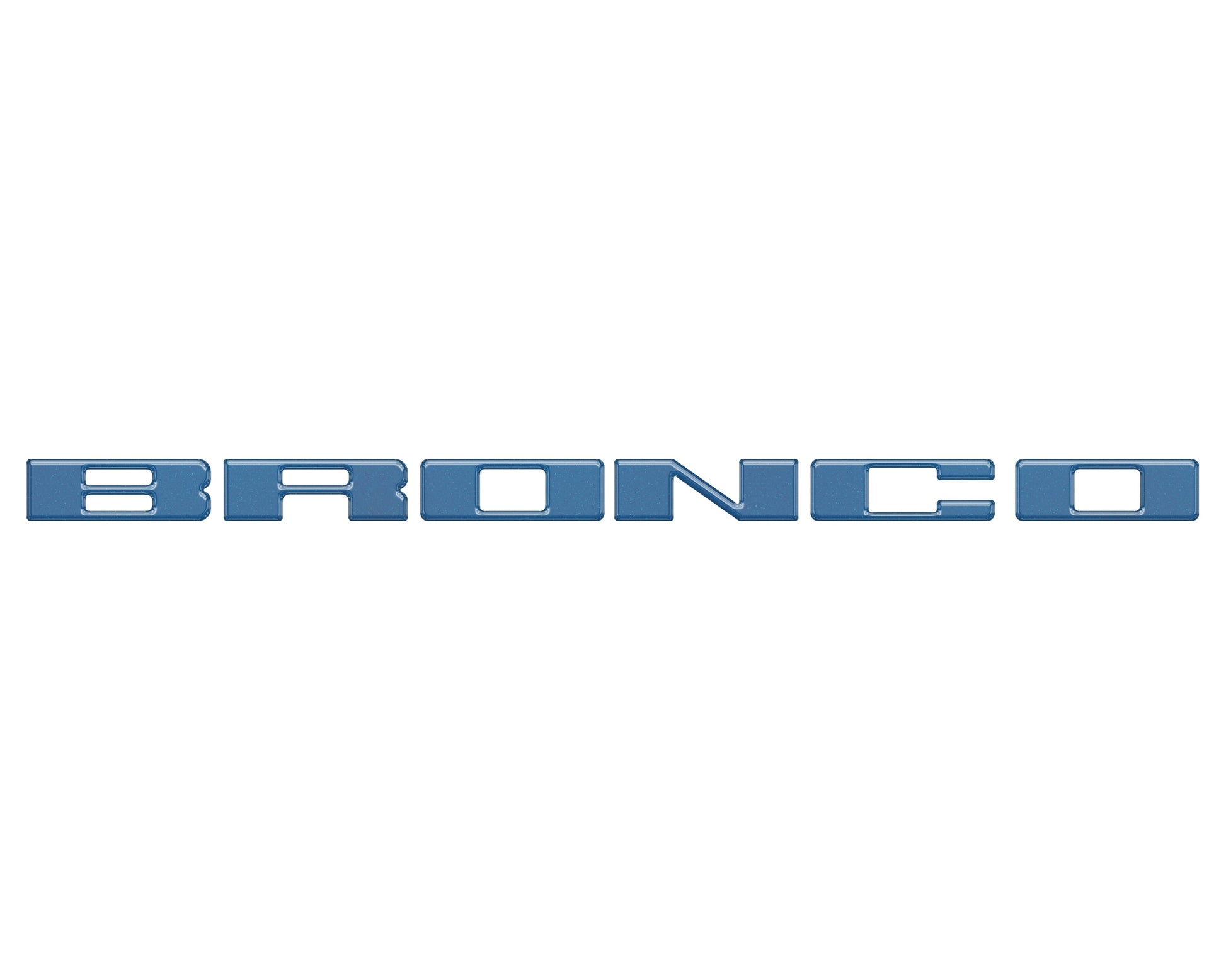 Front Grille Letter Overlays Fits 2021-2026 Ford Bronco by Tufskinz.com