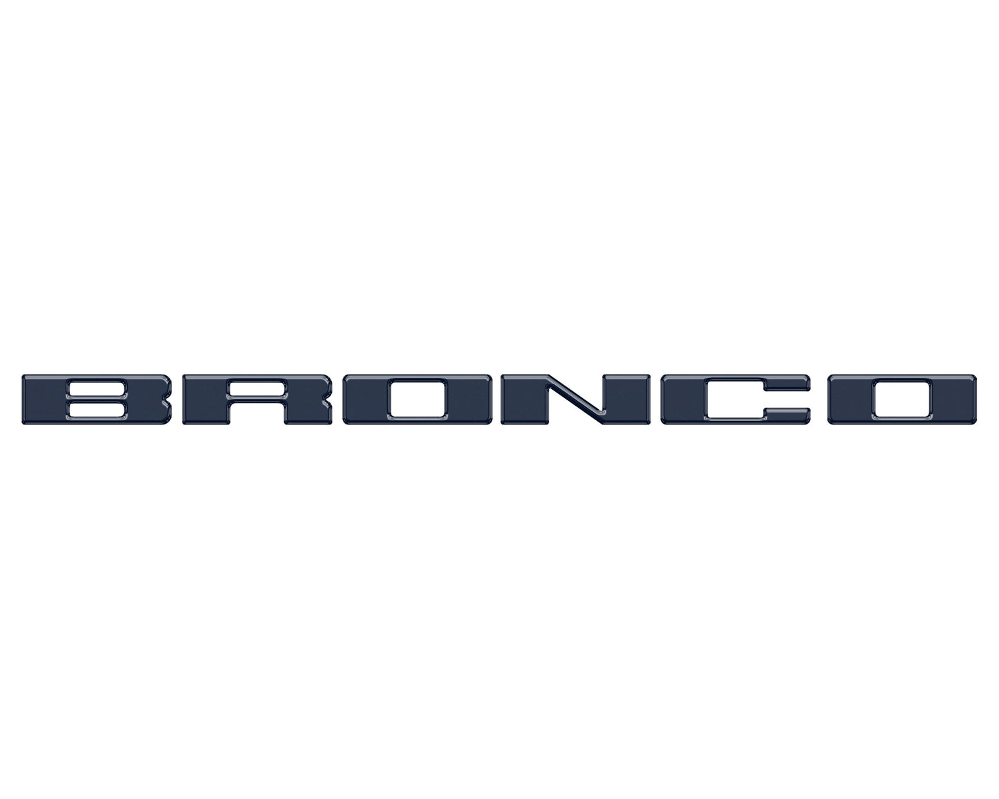 Front Grille Letter Overlays Fits 2021-2026 Ford Bronco by Tufskinz.com