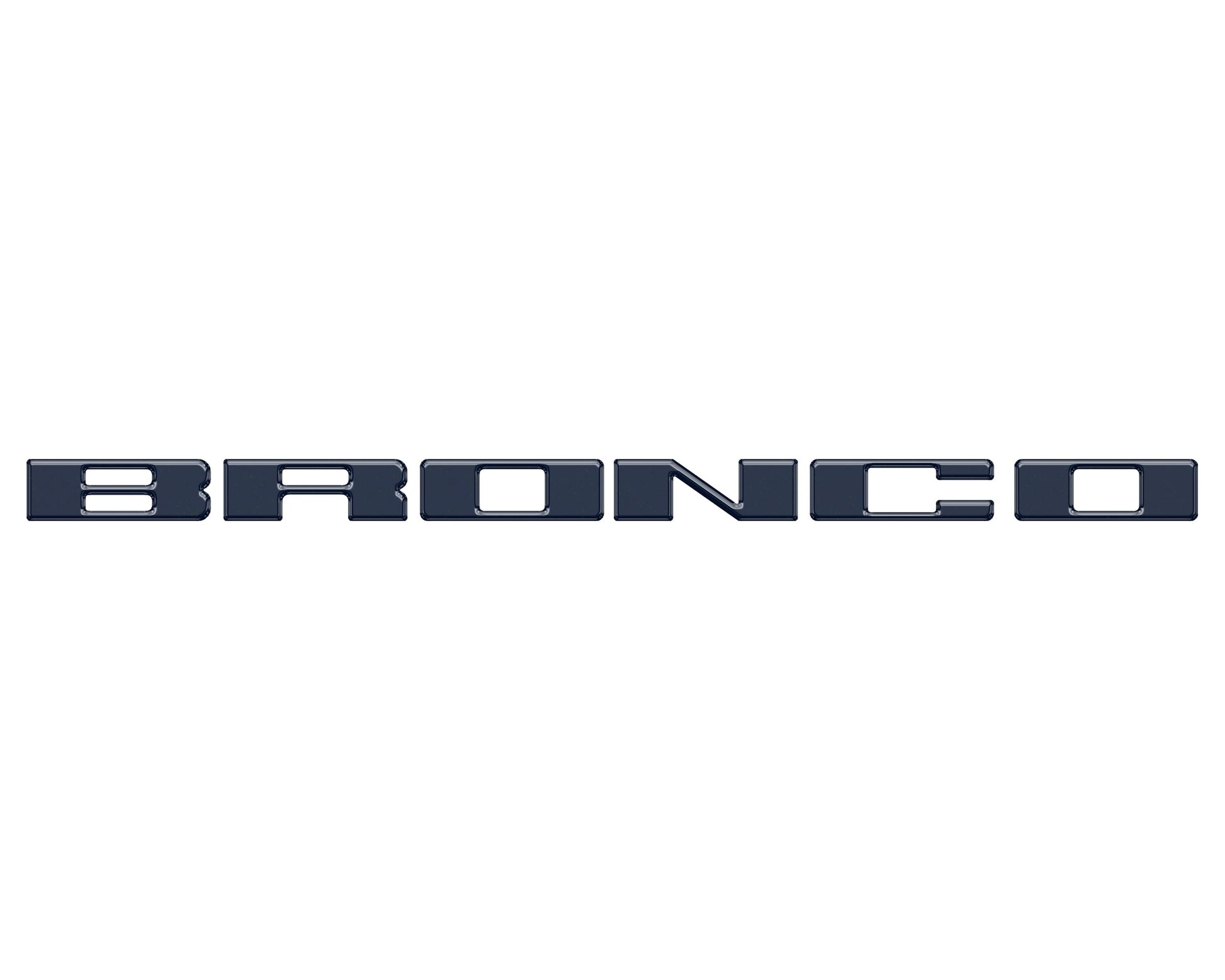Front Grille Letter Overlays Fits 2021-2026 Ford Bronco by Tufskinz.com