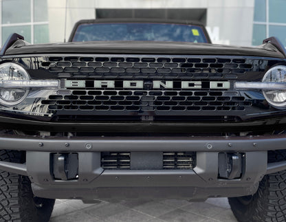 Front Grille Letter Overlays Fits 2021-2026 Ford Bronco by Tufskinz.com